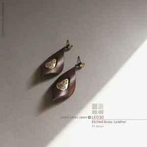 Elegant Brown Earrings