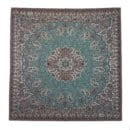 SQUARE ELEGANT GREEN TERMEH TABLECLOTH-Persis Collection