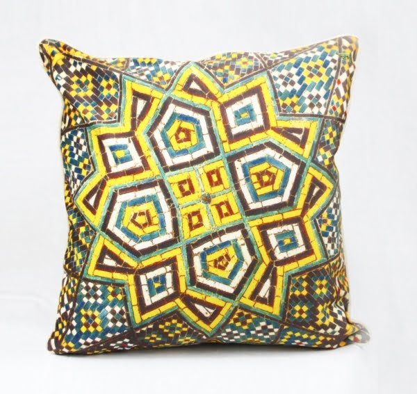 TILES CUSHION COVER-persiscollection.com
