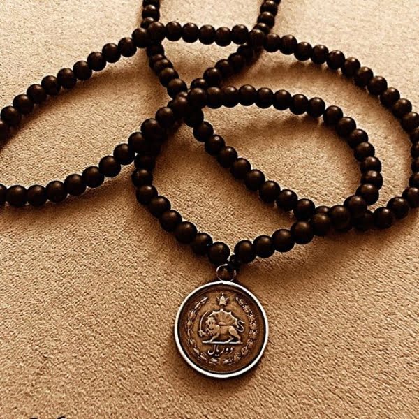PAHLAVI COIN NECKLACE-Persian Coin-Persis Collection