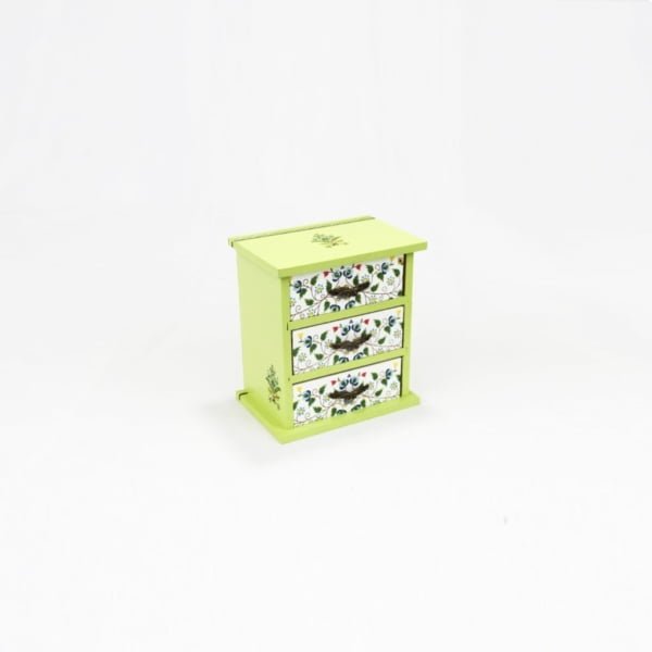 Persian Garden 3 Drawer Jewellery / Storage Chest