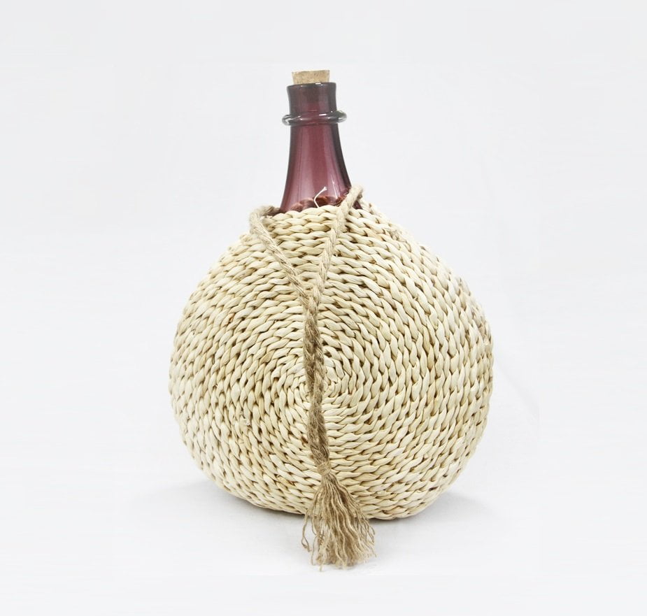 Handmade Wall Mat Rope Bottle