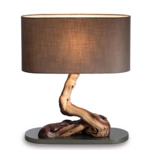 Natural luxury table lamp-Persis Collection