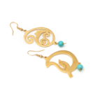 Persian paisley earrings