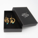 Persian paisley earrings