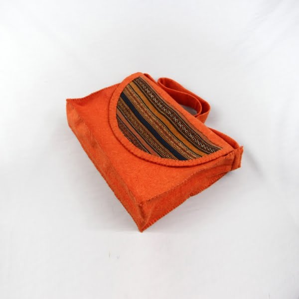 Felt and Rug Quilted Bag