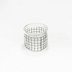 Handmade Glass Wire Candle Holder