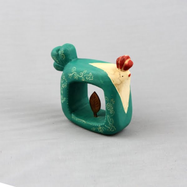 Bird House Wooden Sculpture