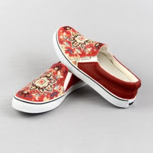 HAND-PAINTED CARPET PATTERN CASUAL SHOES