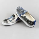 HAND PAINTED GIRL & TILE CASUAL SHOES