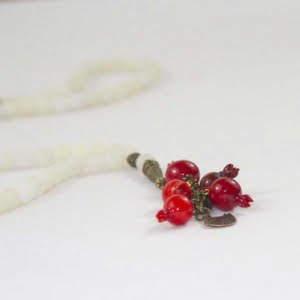 Agate stone necklace