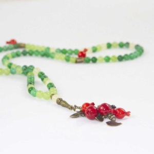 Agate stone necklace
