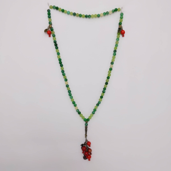 Green Agate Stone Necklace