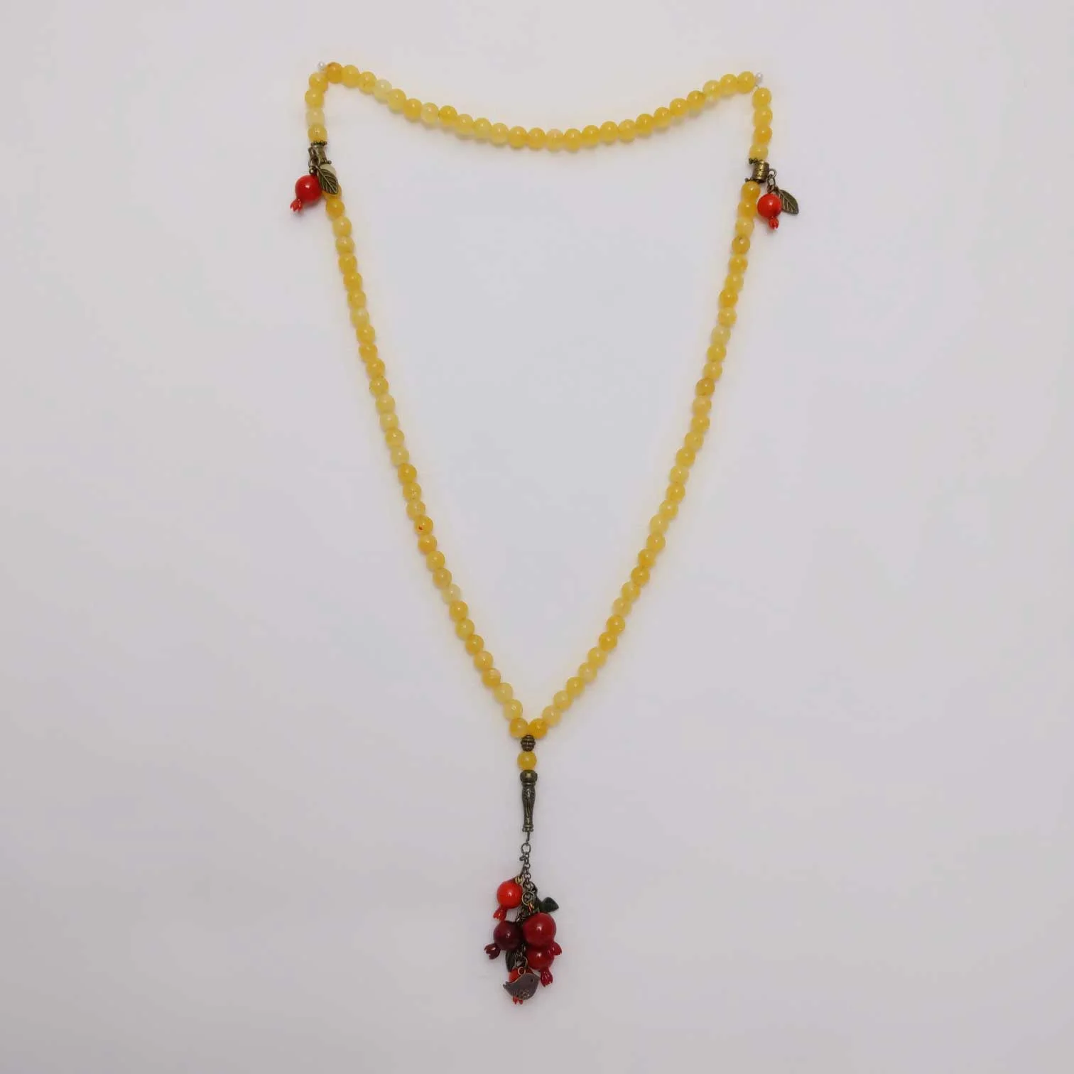 Agate stone necklace