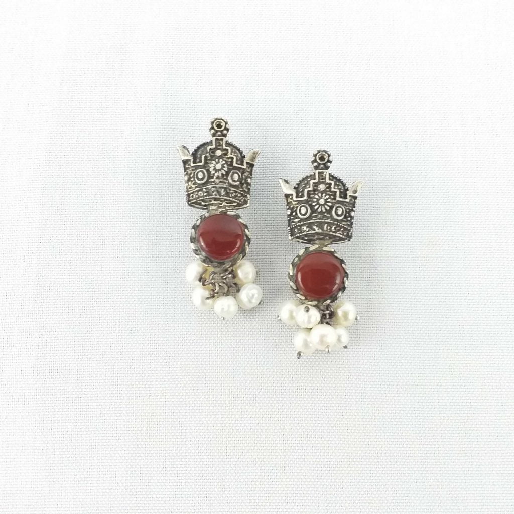 Agate Lion and Sun Persian metal art