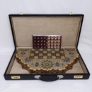 LUXURY STAR KHATAM BACKGAMMON AND CHESS SET - TAZHIB