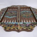 LUXURY STAR KHATAM BACKGAMMON AND CHESS SET - CHOGAN
