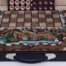 LUXURY STAR KHATAM BACKGAMMON AND CHESS SET - CHOGAN
