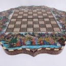 LUXURY STAR KHATAM BACKGAMMON AND CHESS SET - CHOGAN