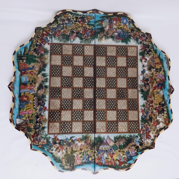 Luxury Star Khatam Backgammon and Chess Set – Chogan