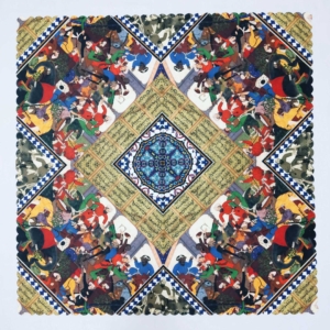 Bazaar Pattern Tablecloth 1x1m