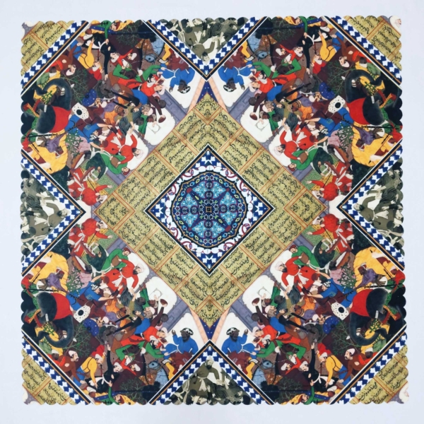Bazaar Pattern Tablecloth 1x1m