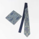 BLUE, TERMEH TIE AND POCKET SQUARE