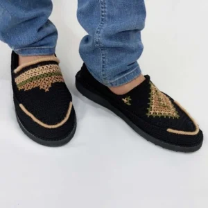 Giveh Shoes – Black and Gold