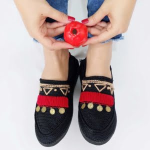 Black & Red Giveh Shoes