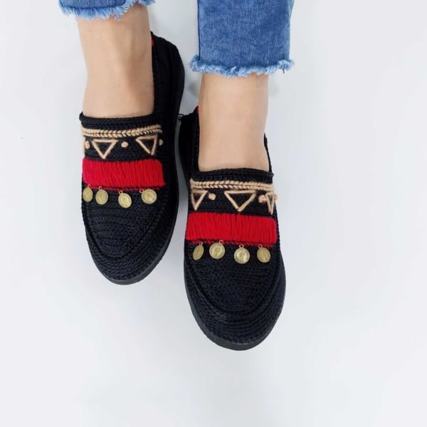 Black & Red Giveh Shoes