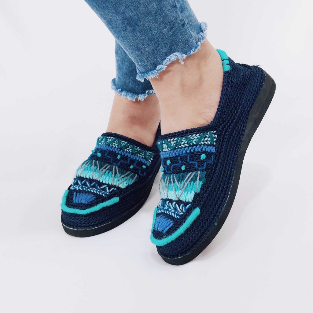 Blue & Azure Giveh Shoes