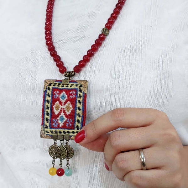 Butterfly Kilim Necklace