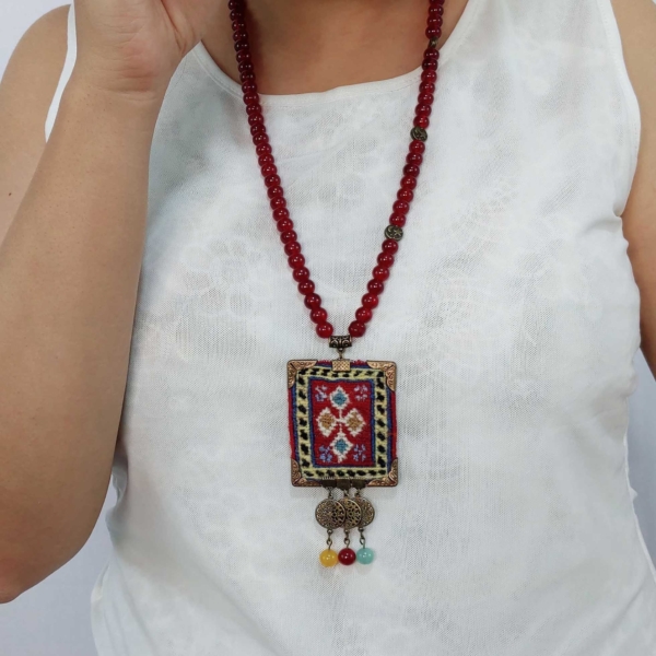 Butterfly Kilim Necklace
