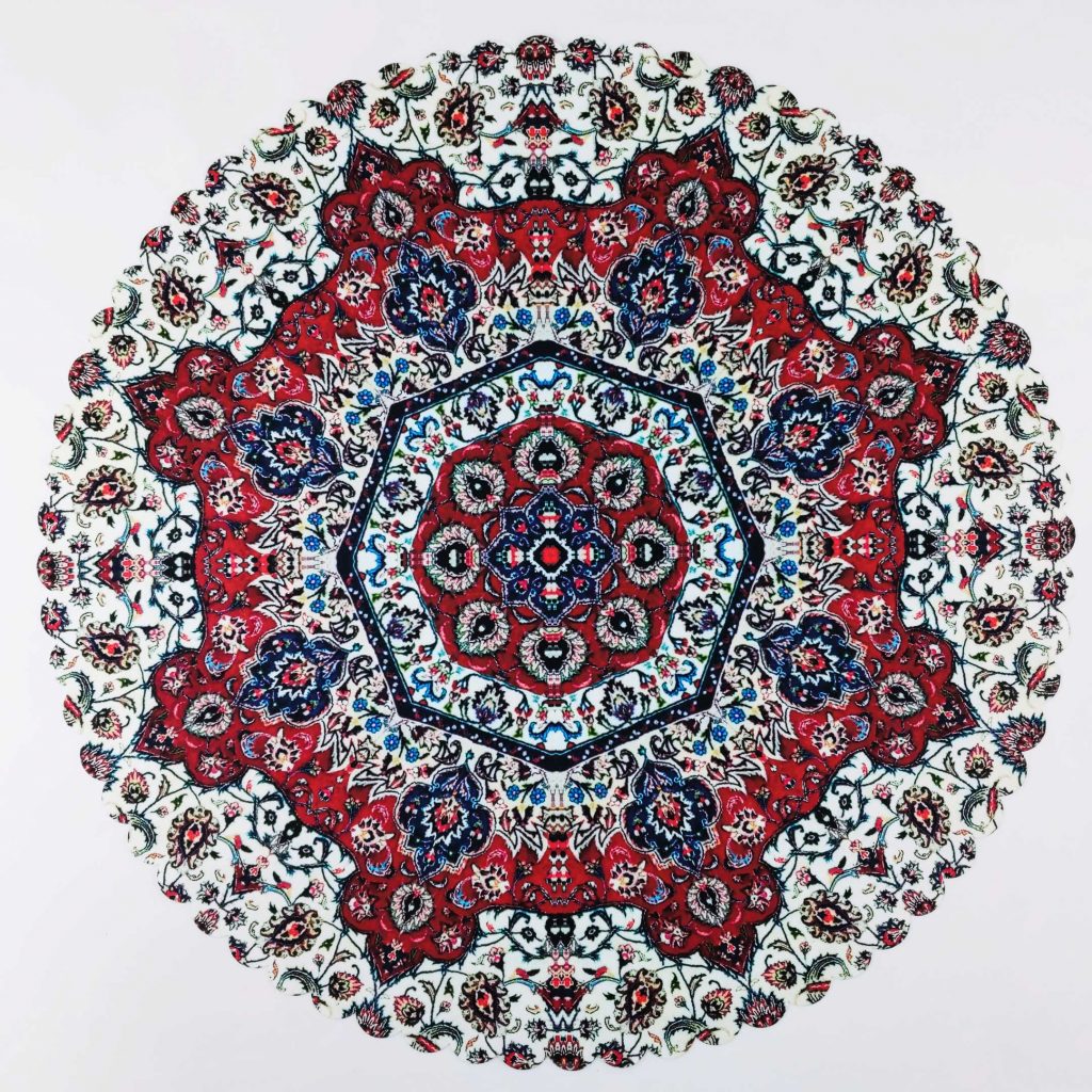 CARPET PATTERN ROUND TABLECLOTH