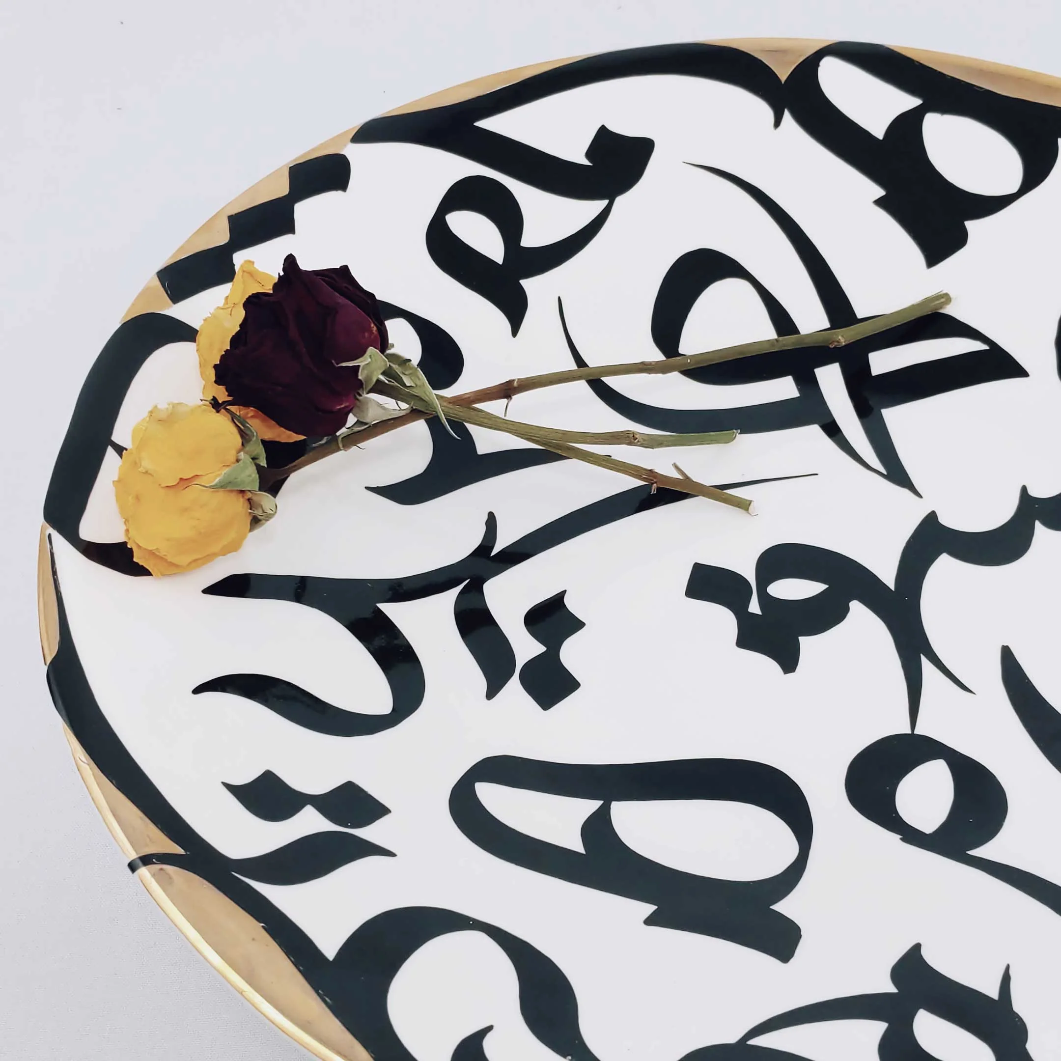 CERAMIC CALLIGRAPHY PLATE