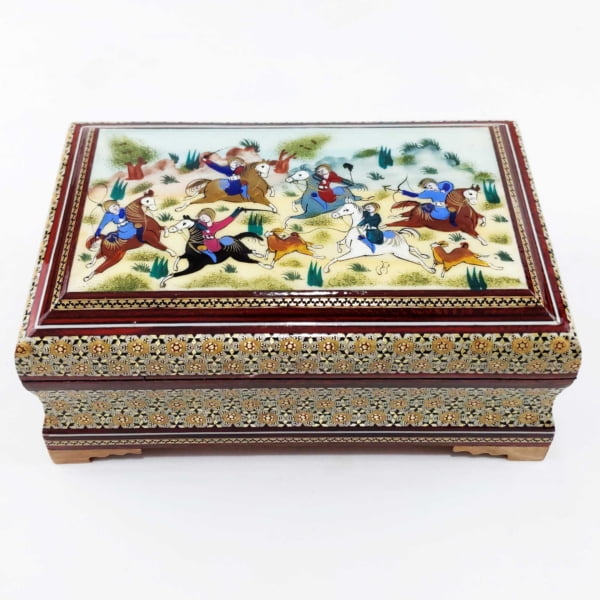 Chovgan Khatam Kari Jewellery Boxes
