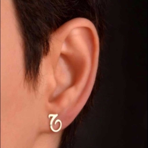CUSTOM LETTERS EARRINGS