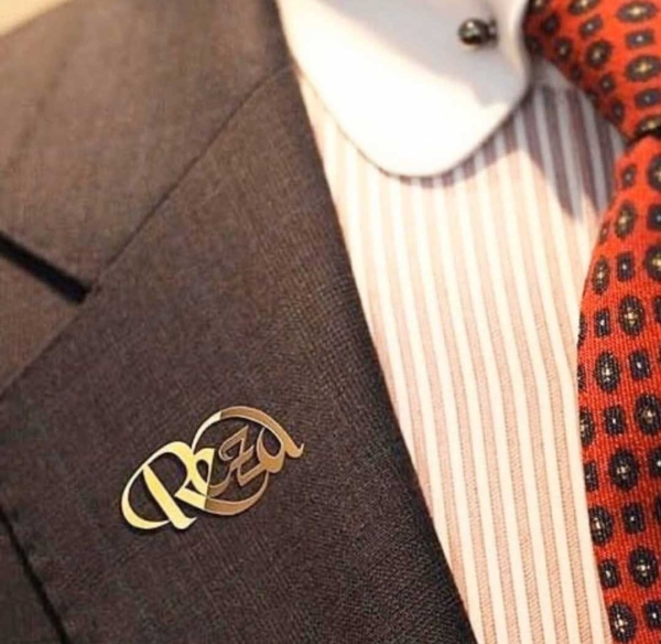 CUSTOM NAME PIN BADGE