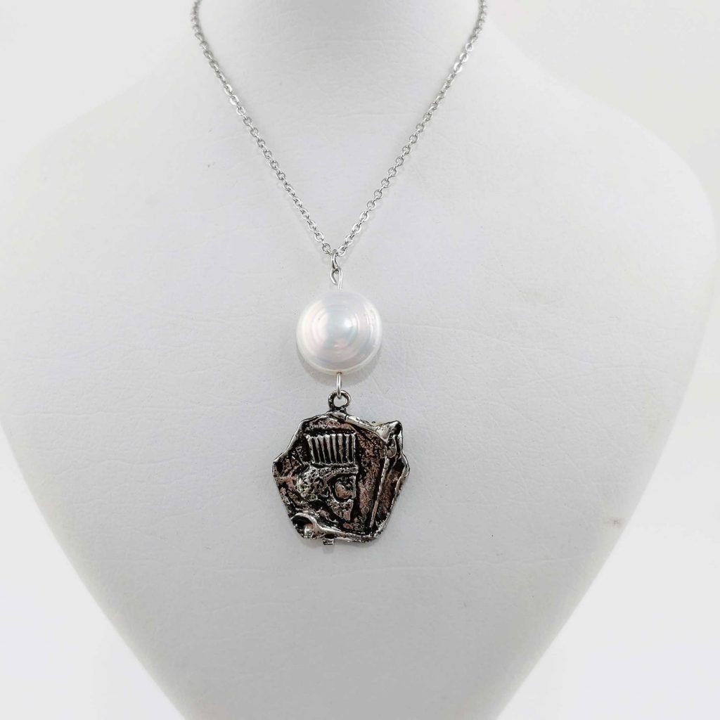 CYRUS SILVER COIN NECKLACE