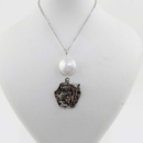 CYRUS SILVER COIN NECKLACE