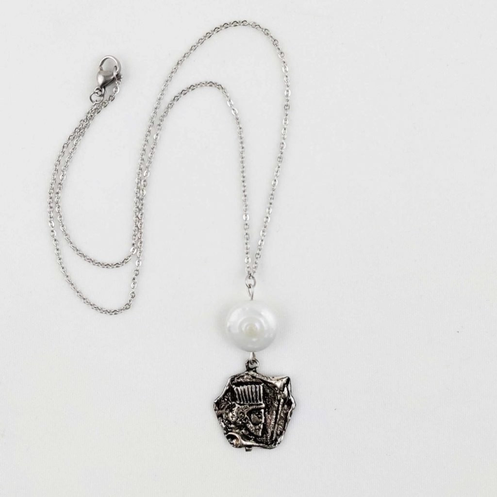 CYRUS SILVER COIN NECKLACE