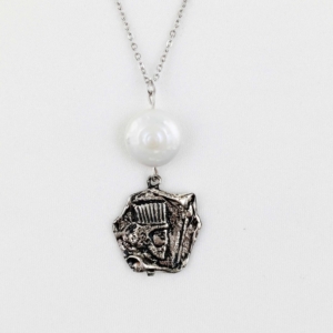 CYRUS SILVER COIN NECKLACE