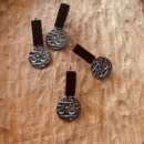 Calligraphy Silver Earrings