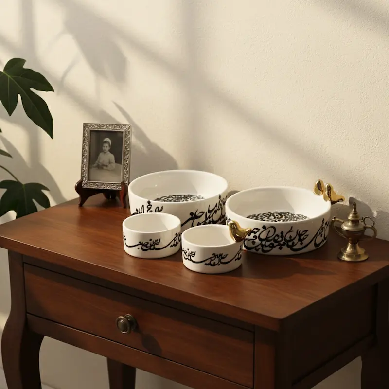 Ceramic Art Calligraphy Bowls