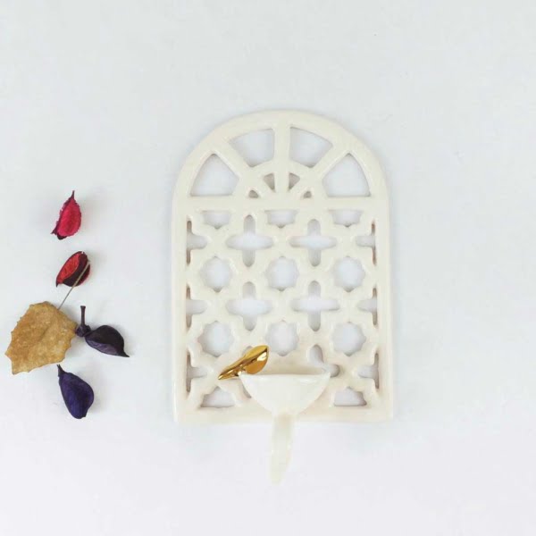 Dome Model Ceramic Candle Holder