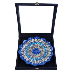 Copper Persian Enamel Plate 30cm