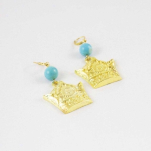 Crown earrings