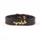 Custom Name Leather Bracelet