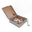 DECORATIVE STORAGE BOX DARK BLUE