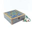 DECORATIVE STORAGE BOX DARK BLUE